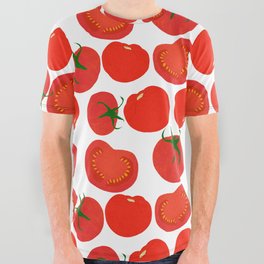 Tomato Harvest All Over Graphic Tee