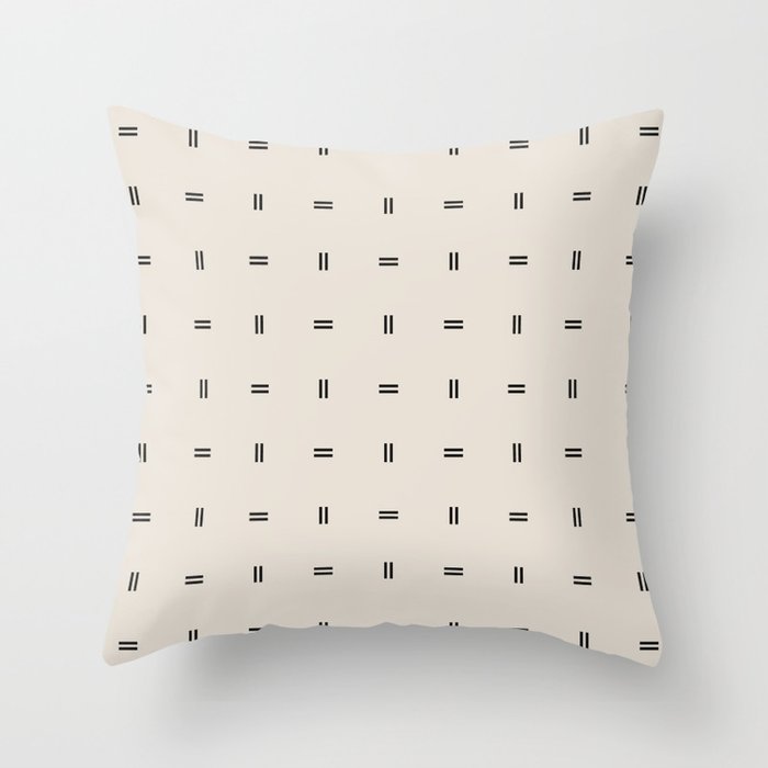 Scandinavian Modern Minimal Pattern Throw Pillow