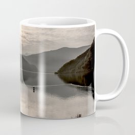 Lugano lake by sunrise Coffee Mug