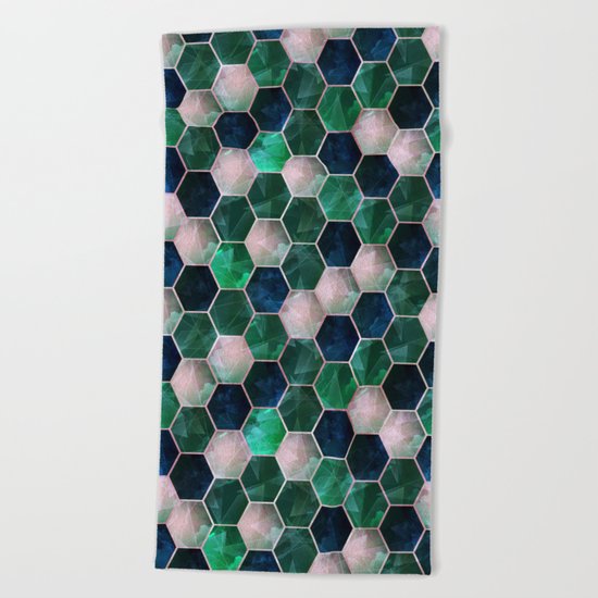 Geometric abstraction. Beach Towel