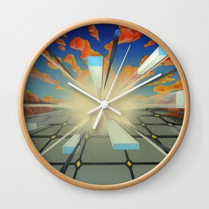 Projected Perspective Wall Clock