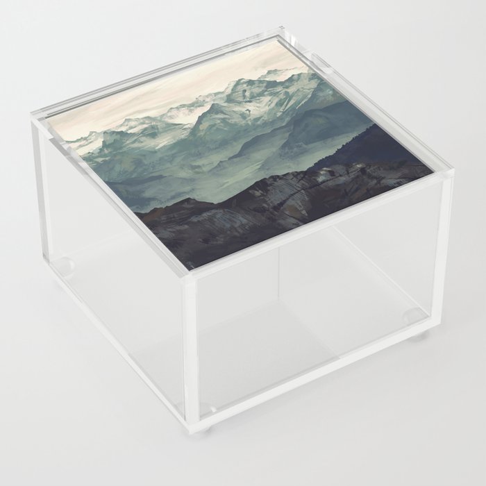 Mountain Fog Acrylic Box