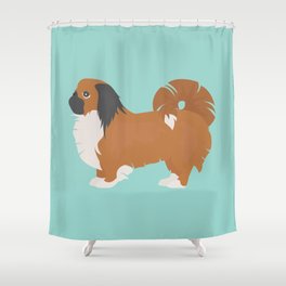 Pekingese Dog Shower Curtain