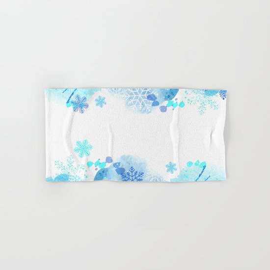 Snowflakes Hand & Bath Towel