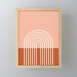 Terracota Pastel Framed Mini Art Print