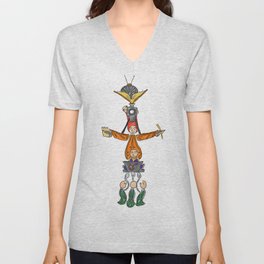The Fandom Totem Pole V Neck T Shirt