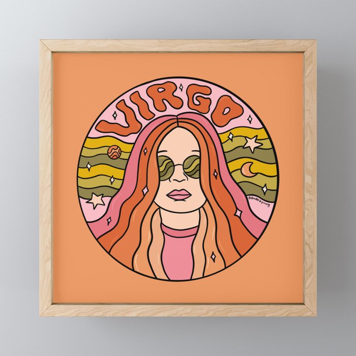 2020 Virgo Framed Mini Art Print