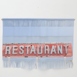 Restaurant - Route 66 Neon Sign Photography Wall Hanging