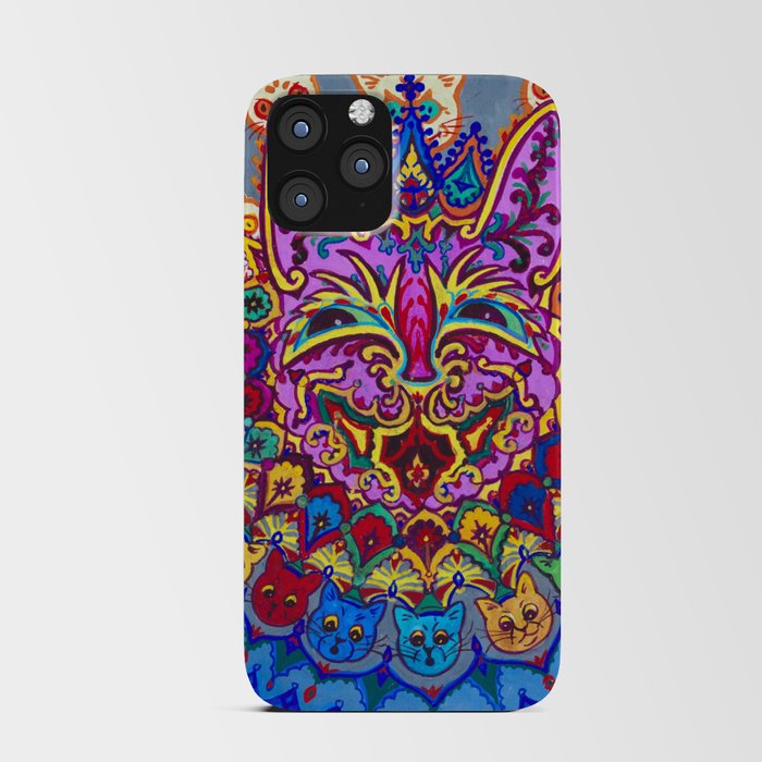 Cat with Cat Necklace by Louis Wain iPhone Card Case