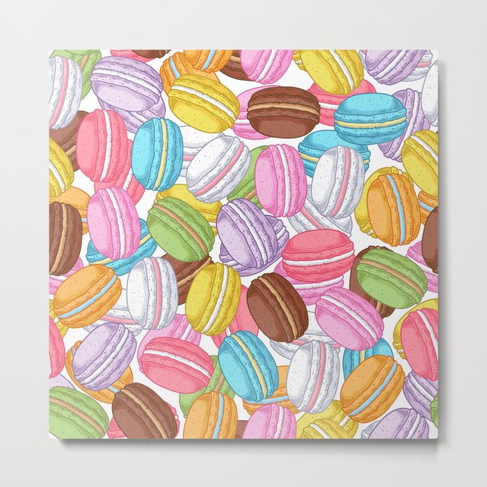 Macarons Metal Print