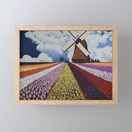 Windmill Cancer Framed Mini Art Print