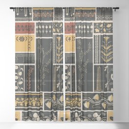 Greek Design Sheer Curtain