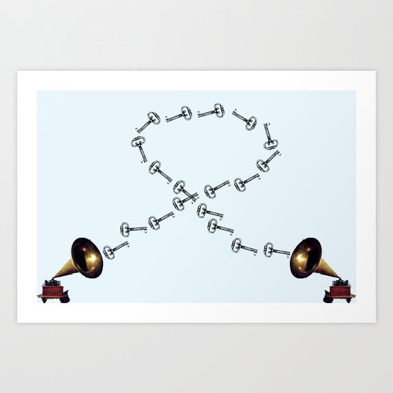 Communication Art Print