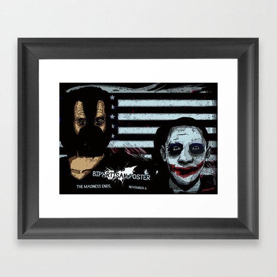 Bipartisan Poster Framed Art Print