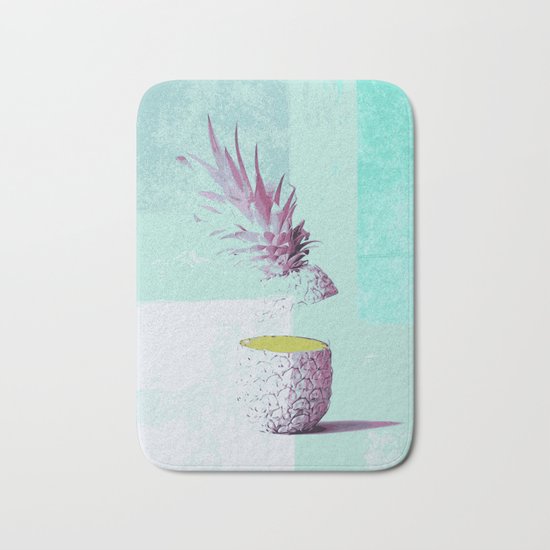 Pineapple tropicana Bath Mat