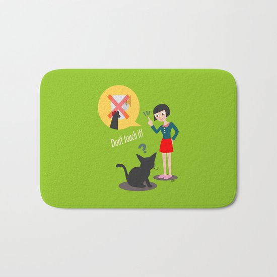 Don't touch it! Bath Mat