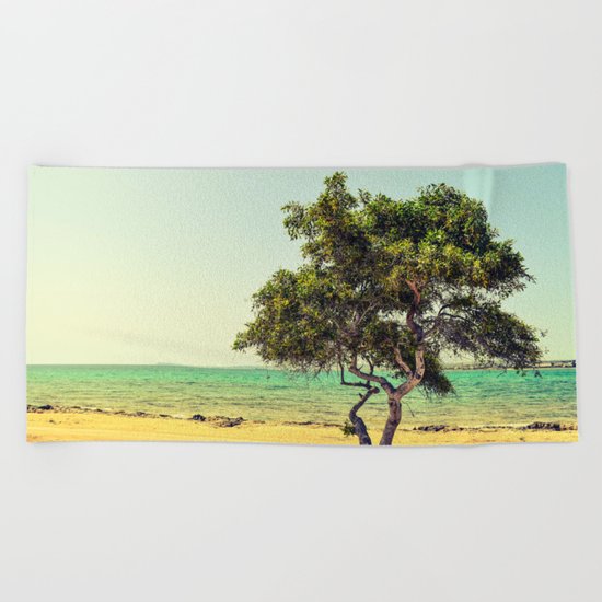 Cyprus Tree Beach Towel