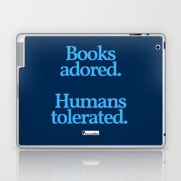 Books Adored Humans Tolerated Laptop & iPad Skin