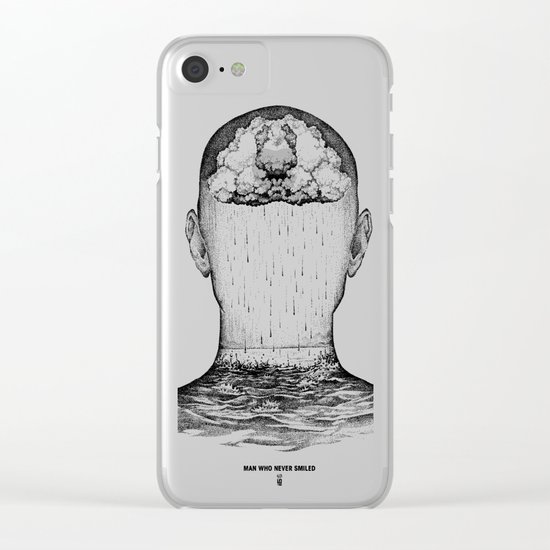 man who never smiled II Clear iPhone Case