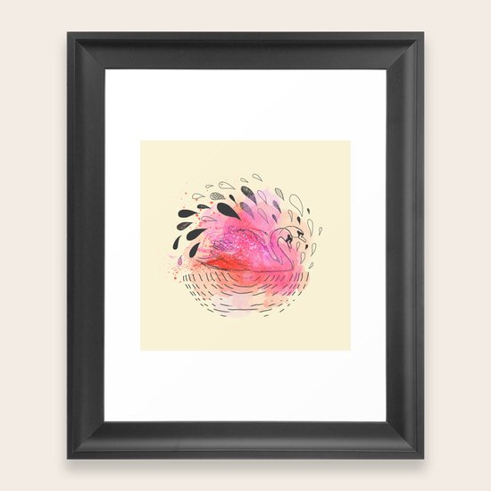 Swans Framed Art Print