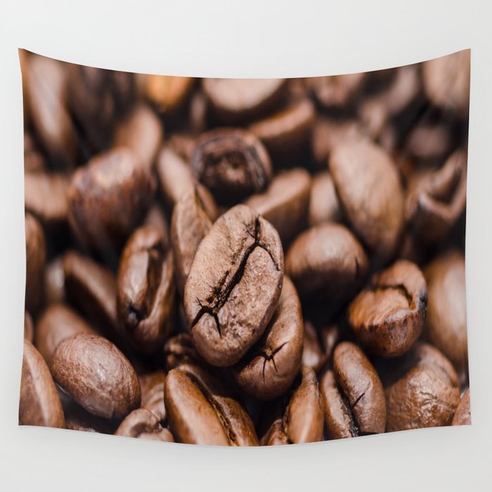 Coffee Beans Wall Tapestry