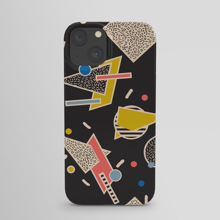 Memphis Inspired Design 8 iPhone Case