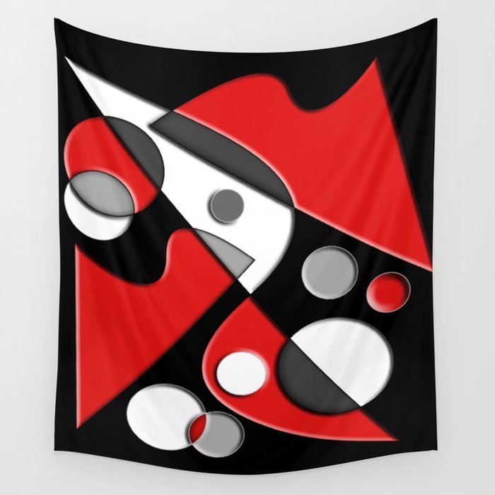 Abstract #517 Wall Tapestry