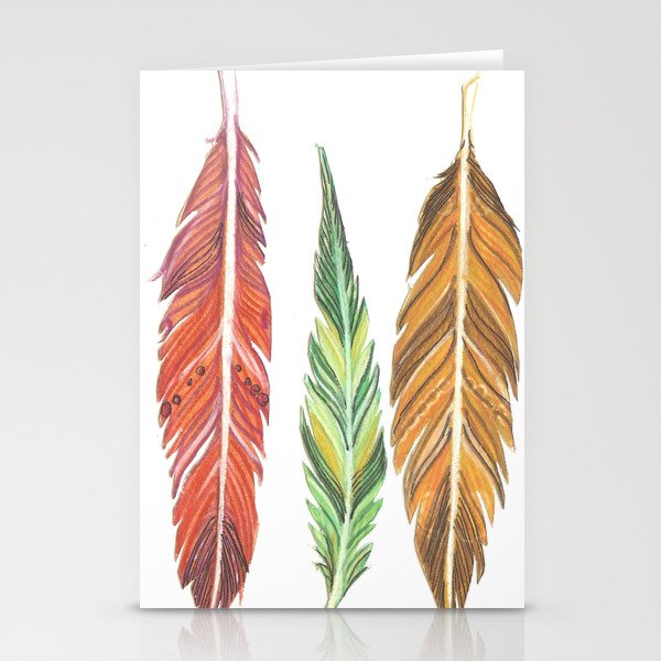 Feathers Stationery Cards