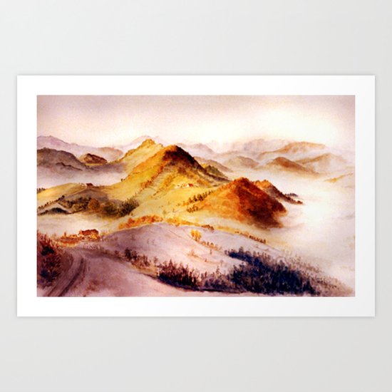 Vorarlberg in Austria Art Print