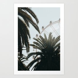 Málaga Ferris Wheel Art Print