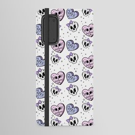 spooky gal white Android Wallet Case