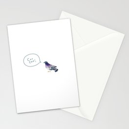 Pigeon with Coo Coo Speech Bubble Stationery Cards