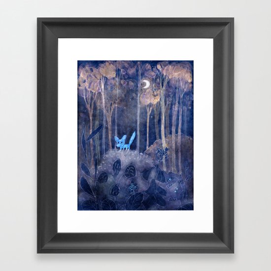 little fox Framed Art Print
