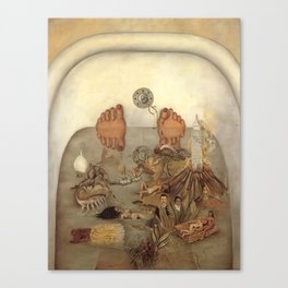 Frida Kahlo What the water gave me Canvas Print