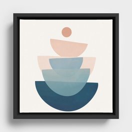 Abstract Minimal Shapes 31 Framed Canvas