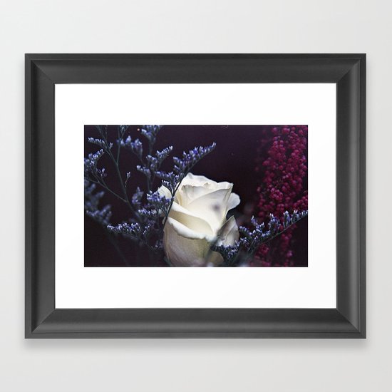 Film and Flowers Framed Art Print