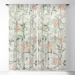 William Morris Jasmine Sheer Curtain