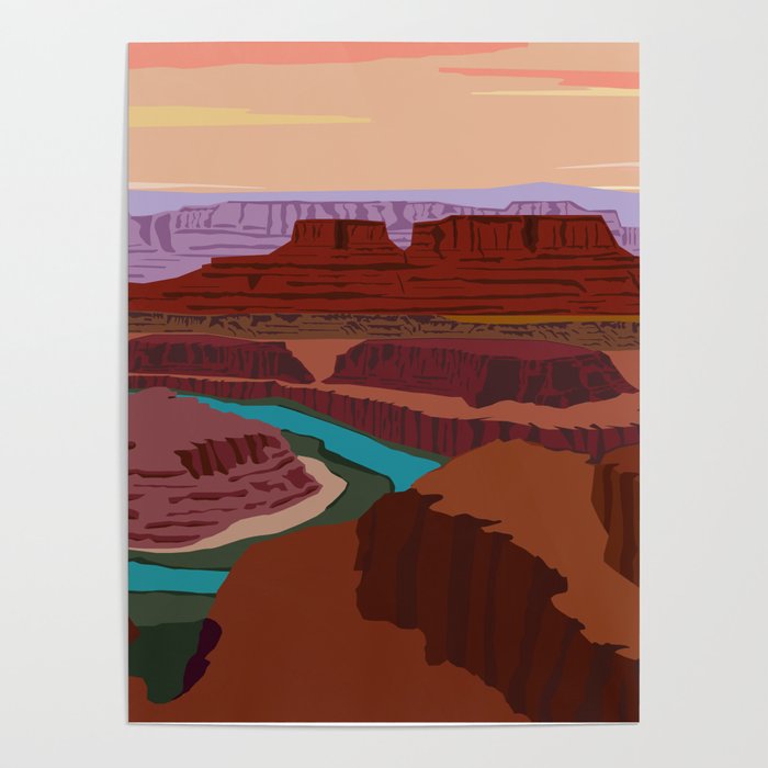 Magnificent Canyonlands National Park, Utah Poster