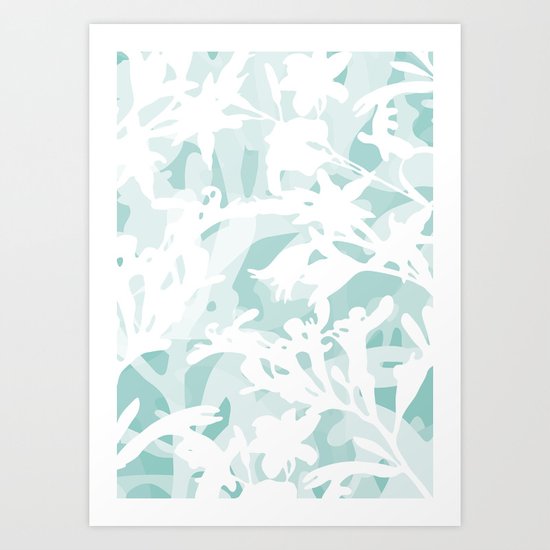 Flowers and nature Art Print