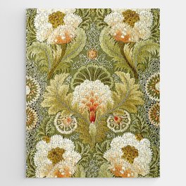 William Morris Vintage Silk Embroidery Floral  Jigsaw Puzzle