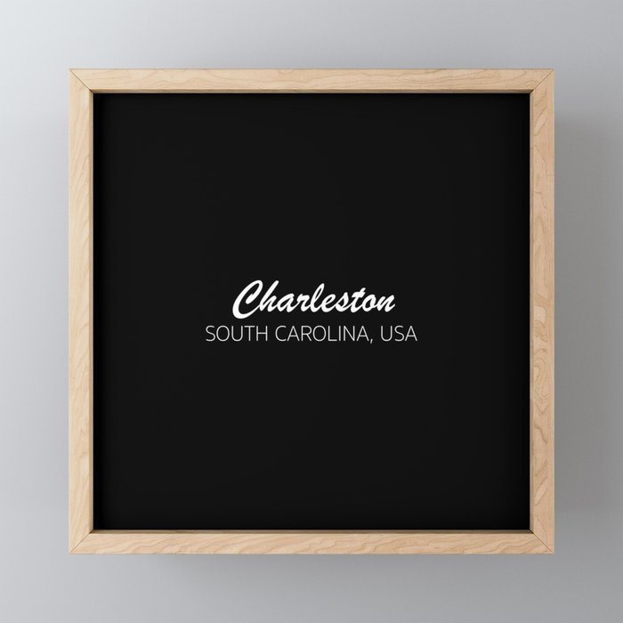 Charleston, SC Framed Mini Art Print