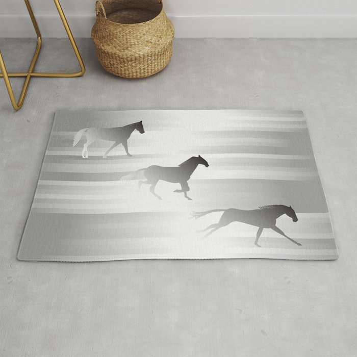 Horse runs_C  Rug