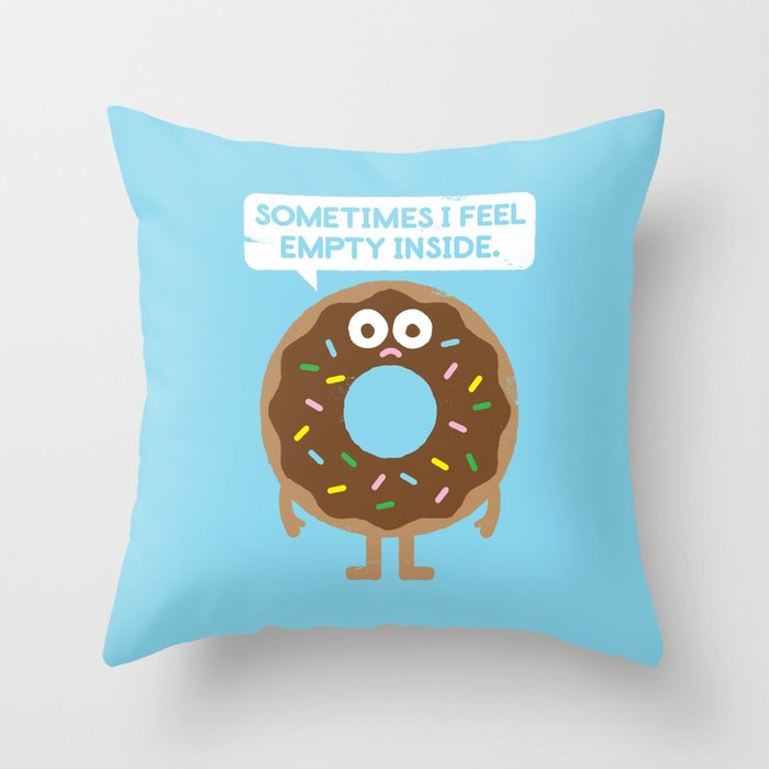 It's Not All Rainbow Sprinkles... Throw Pillow