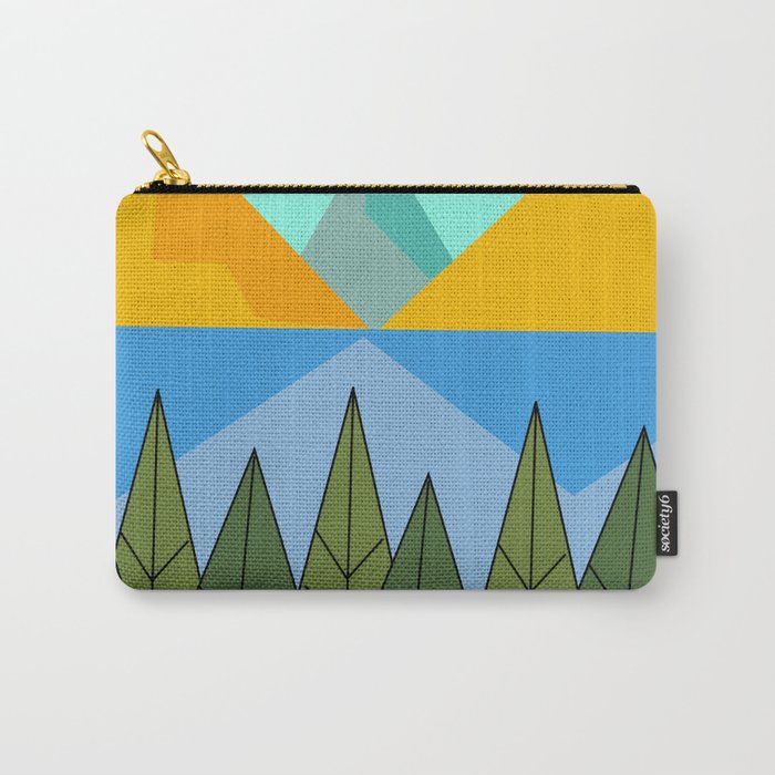 Lake and mountains Carry-All Pouch