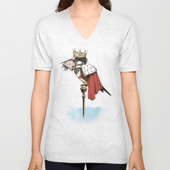 Kingfisher (Blue Option) Unisex V-Neck