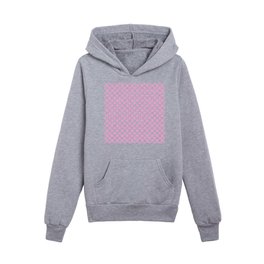 rosace 8- pink and blue Kids Pullover Hoodies