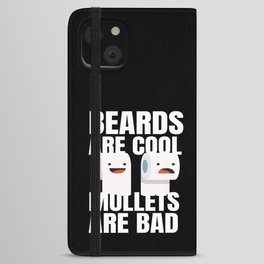 Beards Are Cool Toilet Paper Toilet iPhone Wallet Case