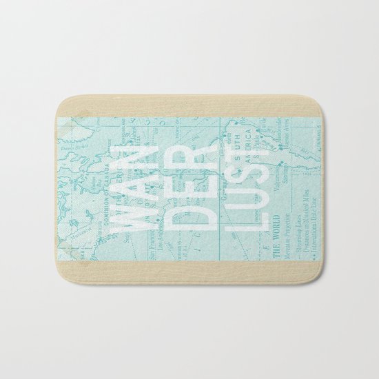 wanderlust Bath Mat