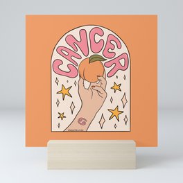 Cancer Peach Mini Art Print