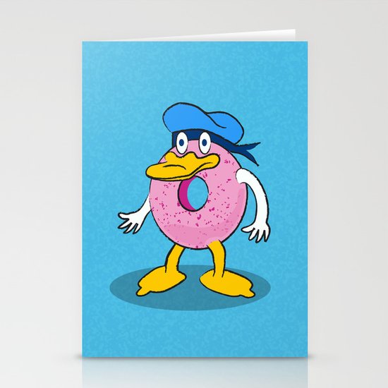 Donut Duck Stationery Cards